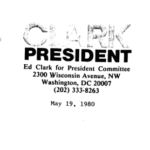 1980 Ed Clark Campaign Position Statements Opposing All Regulation of Energy and All Environmental Laws